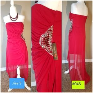 Strapless dress